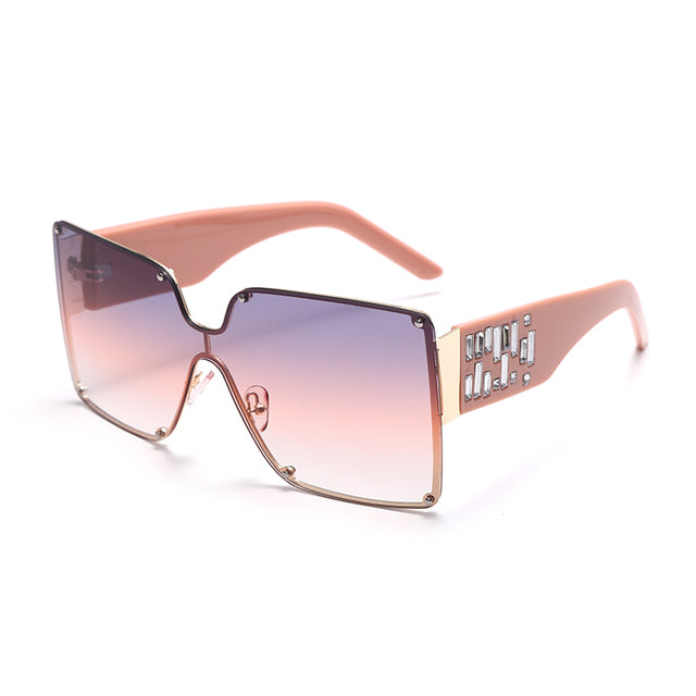 Retro Rimless Sunglasses