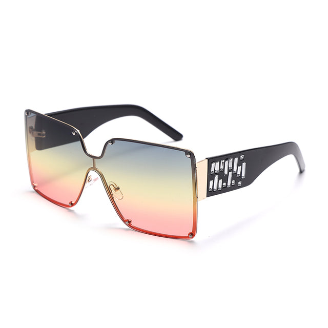 Retro Rimless Sunglasses