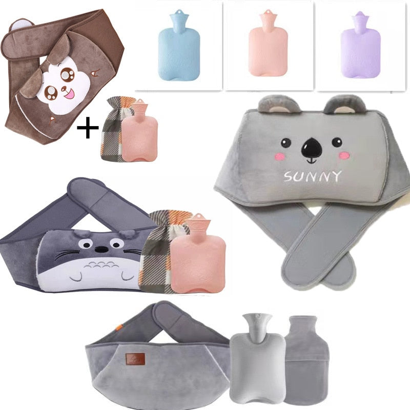 Hot Water Bottle Cover/Bag Set