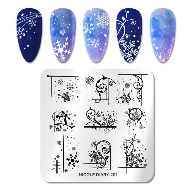 Nail Art Stamping Plates -Stainless Steel