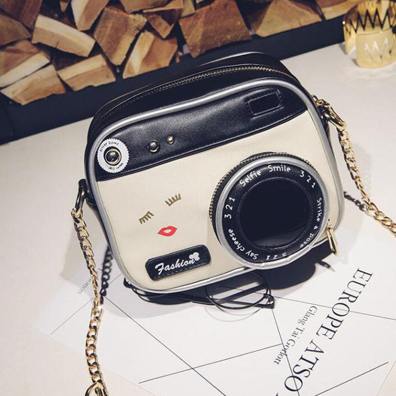 Vintage Camera Style Crossover Bag