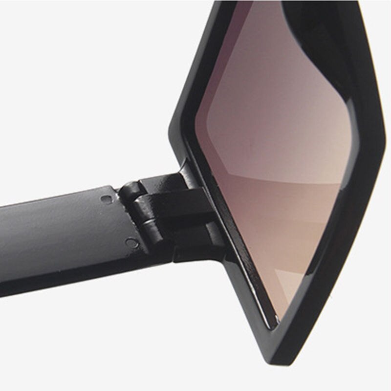 Oversized Retro Block Sunglasses