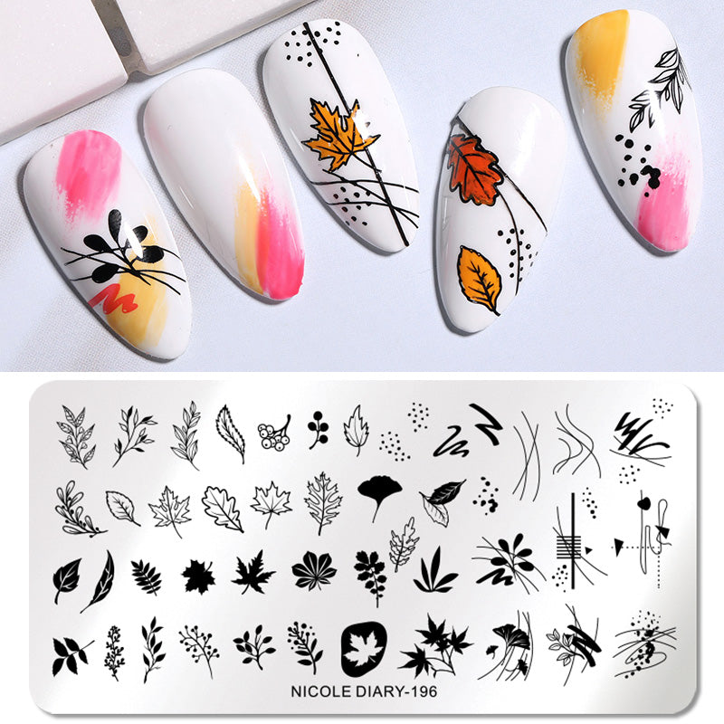 Nail Art Stamping Plates -Stainless Steel