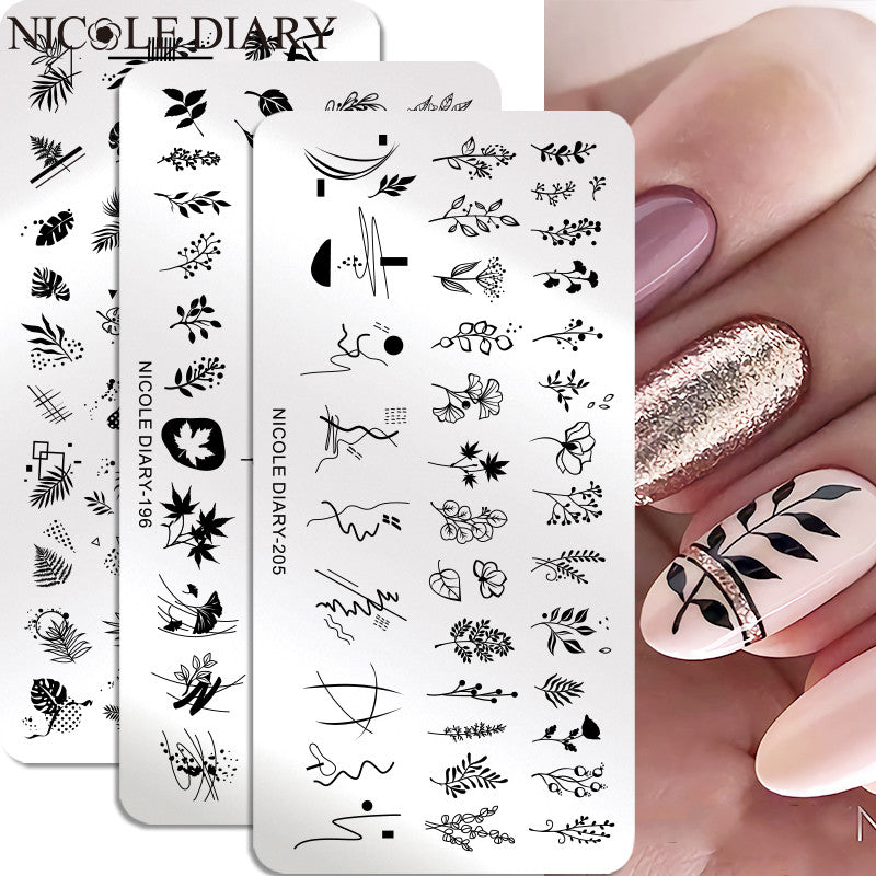 Nail Art Stamping Plates -Stainless Steel