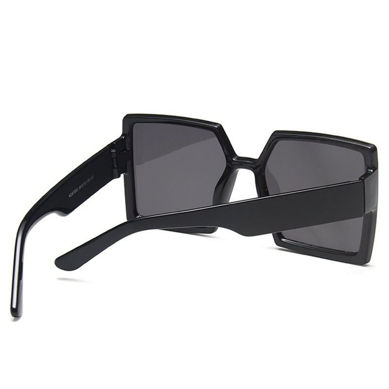 Oversized Retro Block Sunglasses